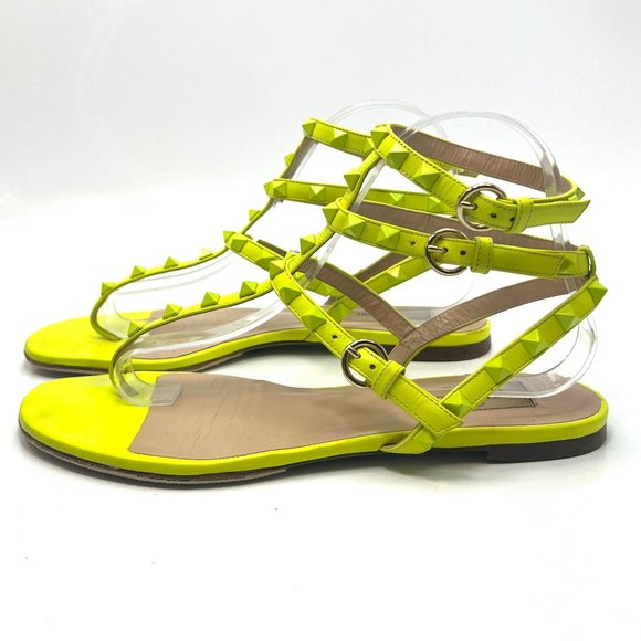 fluorescent sandals